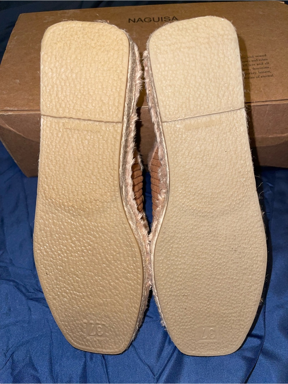 Naguisa Txalupa Espadrille Bottom Shoe in Brick. Handmade in Spain. - Picture 6 of 6